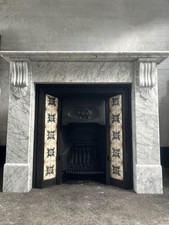 Marble Fire Surround for Cast Iron Fireplace