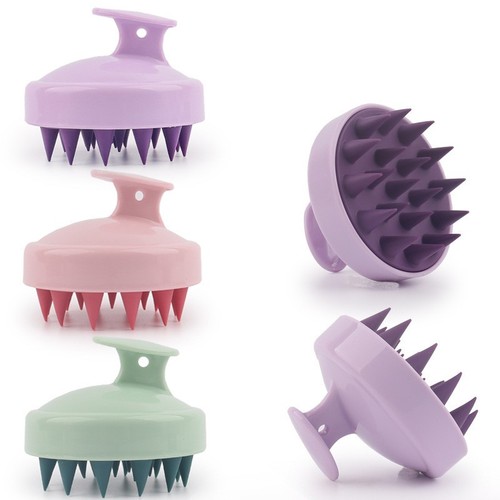 Silicone scalp massage - silicone,