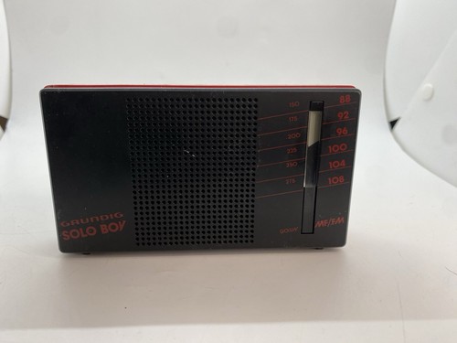 Grundig radio solo boy red - radio,