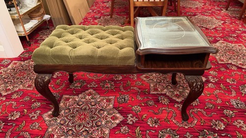 Vintage telephone table - telephone, with