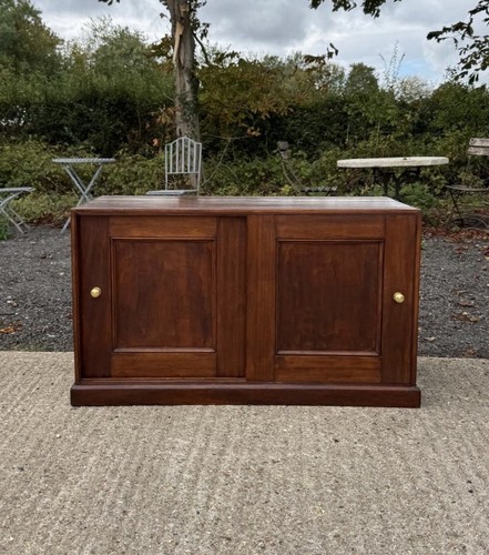 Vintage mahogany sliding door - vintage,