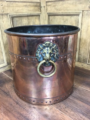 Antique riveted copper - riveted, brass