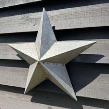 Large Armish Barn Steel Star Garden Decorations Vintage Wall Fence Decor Art