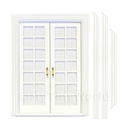 Dolls house white painted - dolls,