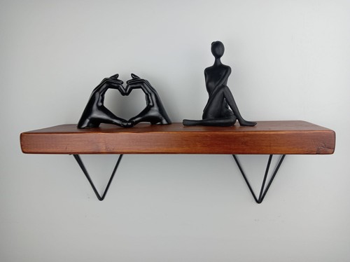 Rustic chunky shelf - rustic,
