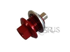 TM Design Red Magnetic Oil Drain Plug/Sump Bung for Yamaha Blaster Quad Bike 