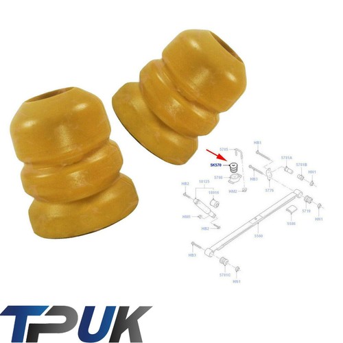 Pair rear bump stops - pair,