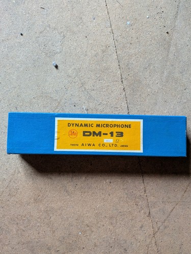 Akai dynamic microphone - dm-13,