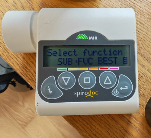Mir spirodoc spirometer - mir, head