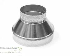 Metal Reducer Hydroponics Extractor Fan Flexible Solid Ducting 4 5 6 8 10 12"