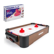 Power Play | Air Hockey Table Game, Wooden Portable Table Toys Game for Kids