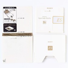 Sony MiniDisc Blank Recordable Disk High Quality MD ES Gold Japan Digital Audio