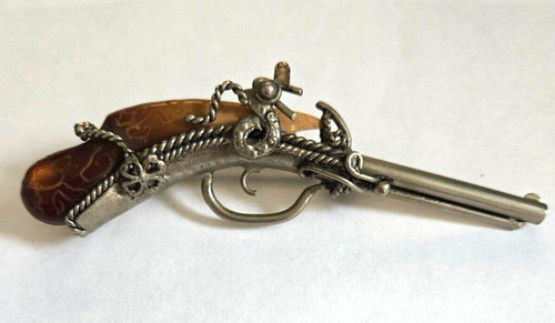 Antique flintlock pistol - antique,