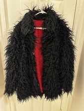 90s Style Lip Service Faux Fur Coat Vintage size Medium  
