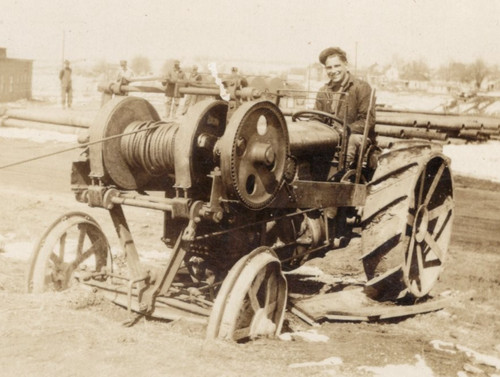 Vintage photograph of early - photograph,