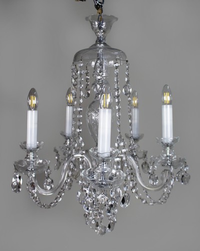 Five arm french cut - cut, glass