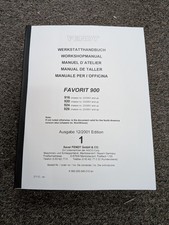 Fendt Favorit 900 916 920 924 926 Vario Tractor Shop Service Repair Manual Set