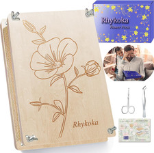 Rhykoka Large Flower Press Kit 10 Layer 30x21cm Wood Plant Leaf Press for Crafts