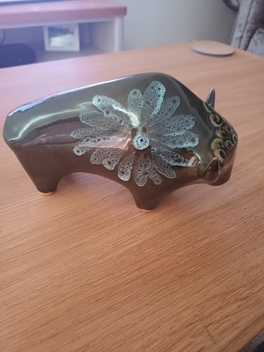 Vintage 1960 lotus pottery - vintage,