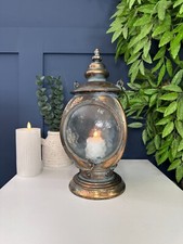 Vintage 3 Window Lantern Candle Holder Floor Table Lantern
