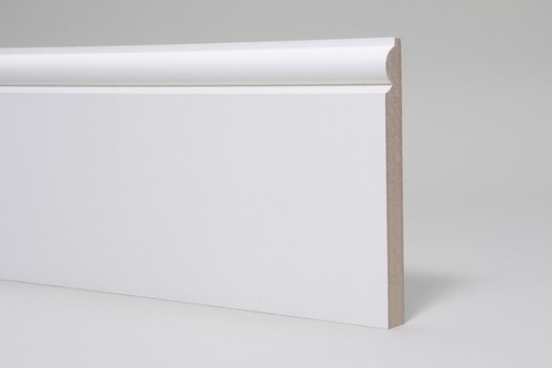 Skirting board white primed - skirting,