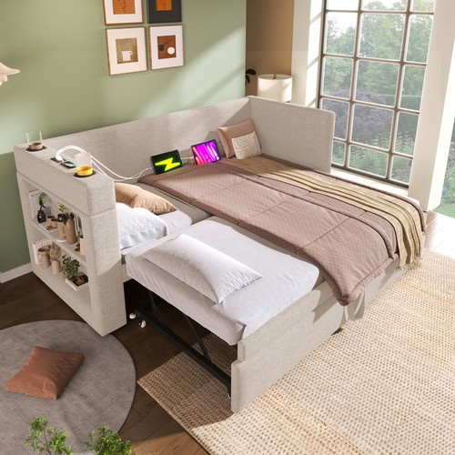 Daybed with pull out - daybed,