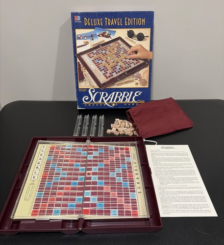Scrabble deluxe travel edition - deluxe,