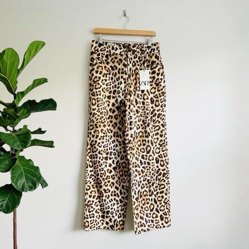 Zara brown leopard print - brown,