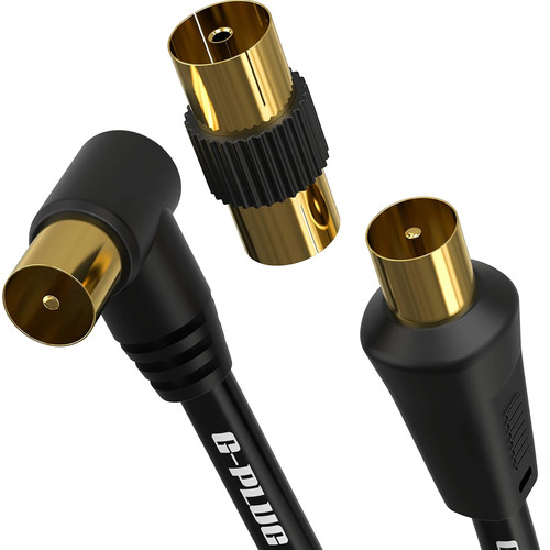 Plug aerial cable - 1m, tv