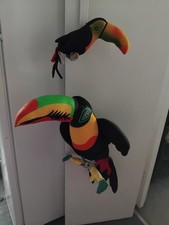 VINTAGE PAIR OF HANGING FABRIC