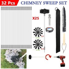 32x Flexible Chimney Sweep Set