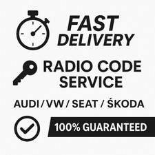 ✅ Audi VW SEAT ŠKODA Radio Code Service ✅ Instant Code Delivery – Any Model ✅