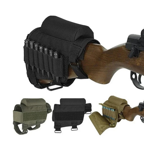 Tactical rifle buttstock cheek - tactical,