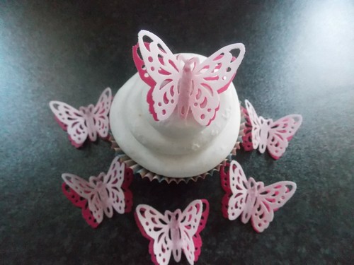 Precut double pink edible - double,