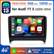 Android 14 For Audi TT MK2 8J 2006-2012 Carplay Car Stereo GPS Navi WIFI Radio