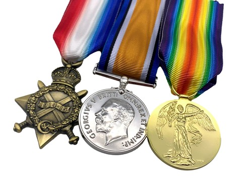 Ww1 medal trio - 1914/15, star
