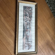 Vintage Aquatinted Henry Thomas Alken Hunting Scene Etching