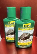 Tetra ReptoClean Water Treatment 2 3.38 OZ Bottles Aquarium Tank Conditioner