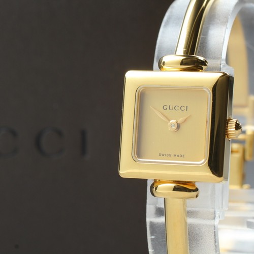 Gucci 1900l gold dial quartz - 1900l,