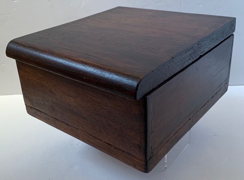 Antique heavy wooden box - wooden,