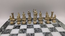 Roman Chess Set Marble Board