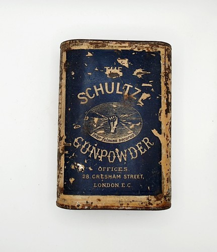 Old vintage antique tin black - antique,