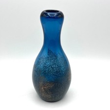 Cobalt Blue Art Glass Bottle