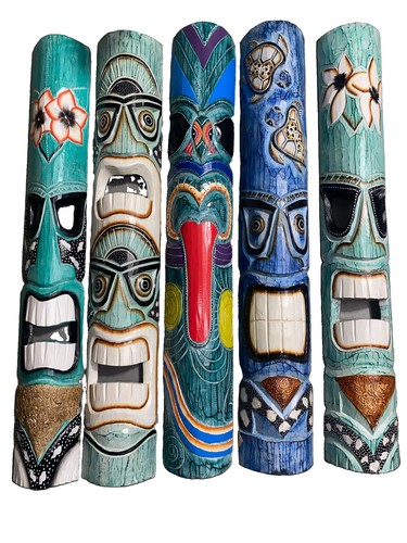 Set tiki mask - set, 5