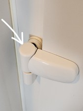 22mm UPVC Patio Door Hinge Cover Cap – Top Hat – White - Black - Fix - Repair