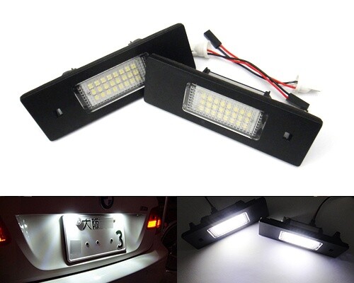 Led licence number plate light - plate,