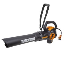 WG522 Worx 70 MPH 600 CFM 12 Amp Electric Leaf Blower Mulcher and Vacuum