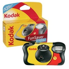 Kodak Fun Flash 35mm Disposable Camera - Yellow/Red [EXPIRY: 12-2026]