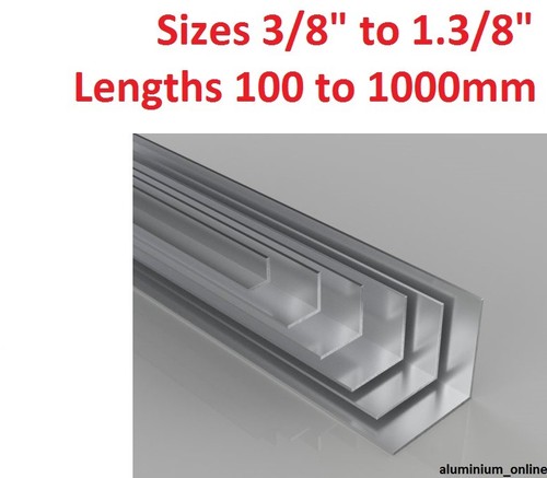 Aluminium equal angle - equal,