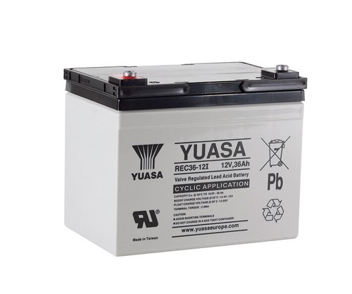 Yuasa 12v 36ah agm - 12v, golf